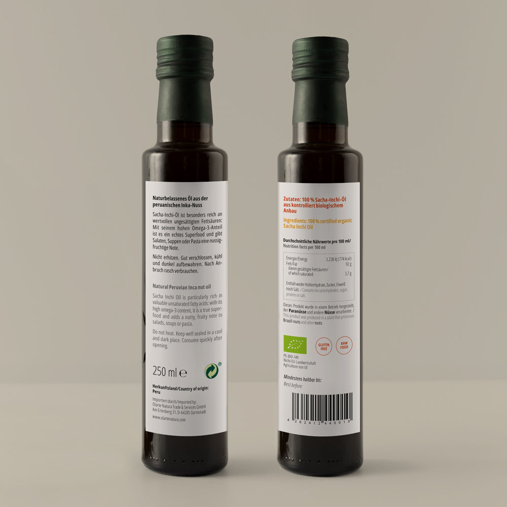 Bio Sacha-Inchi-Öl 250 ml